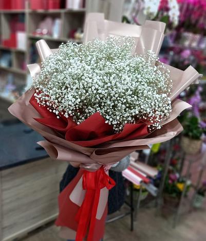 Букет цветов из: Гипсофила в Карагай