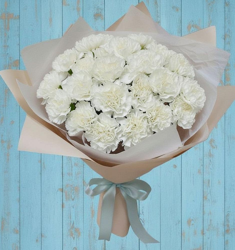 Букет цветов из: Гвоздики в Карагай