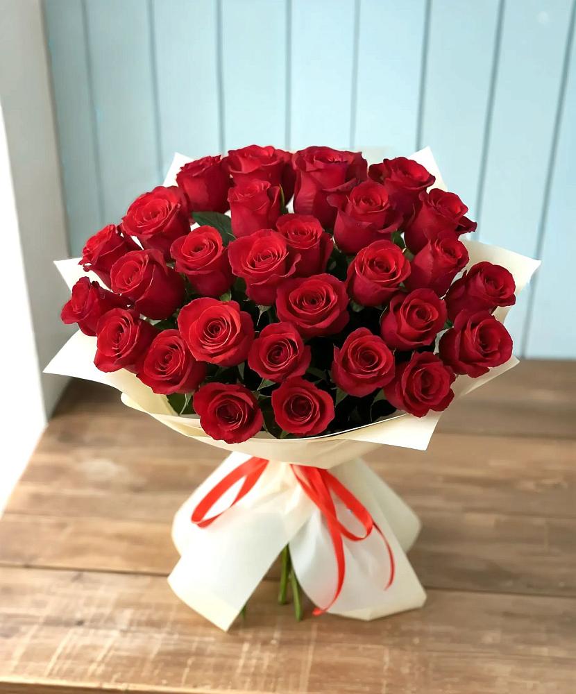 Букет 29 Красных роз в Карагай