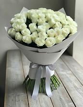 Букет 35 Белых роз в Карагай