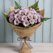 Букет цветов из:  Хризантемы #REPLACE_PRED# Карагай