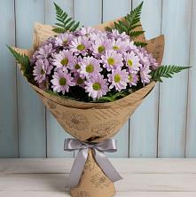 Букет цветов из:  Хризантемы в Карагай