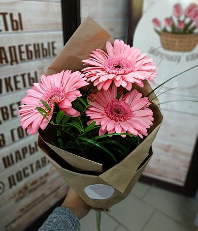 Букет цветов из: Герберы в Карагай