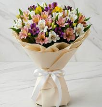 Букет цветов из:  Альстромерии в Карагай