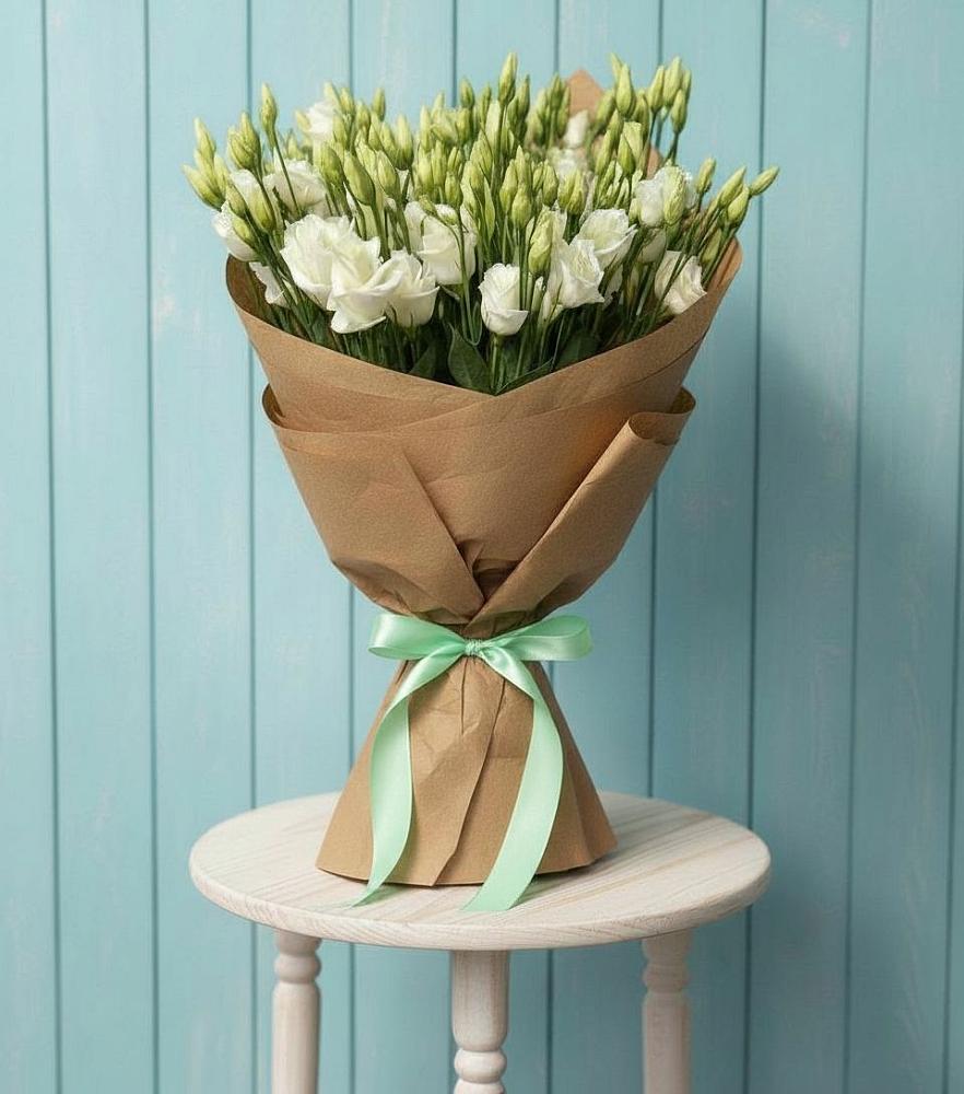 Букет цветов из: Лизиантусы в Карагай