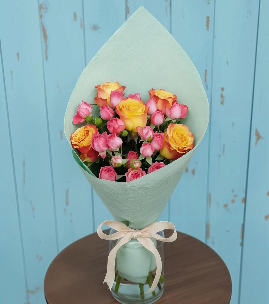 Букет цветов из: Розы в Карагай