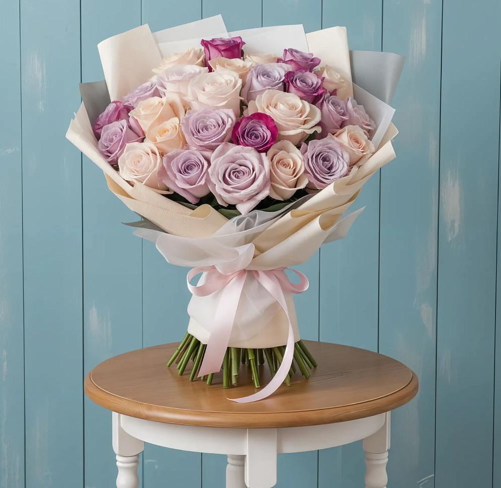 Букет цветов из: Розы в Карагай