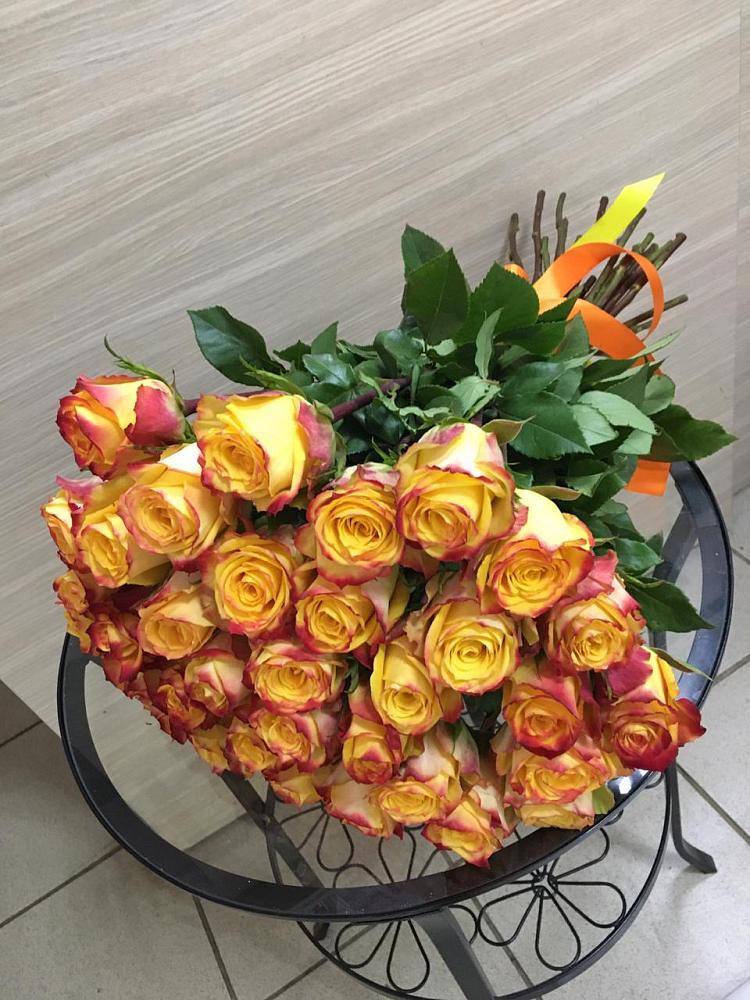 Букет Желтые розы в Карагай