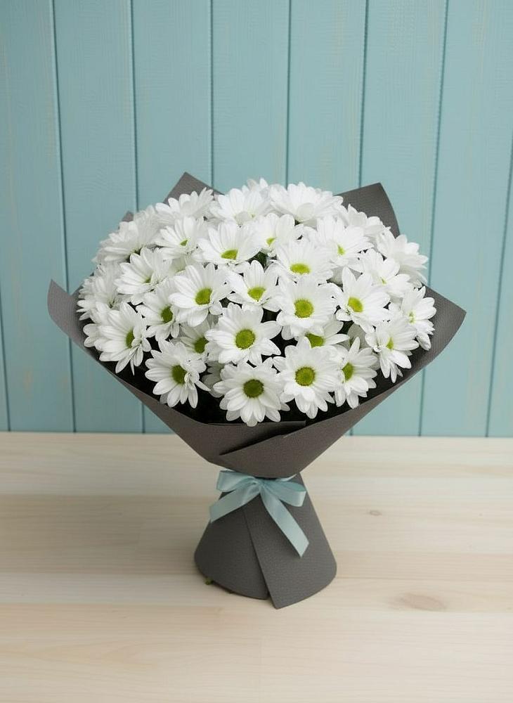 Букет цветов из: Хризантемы в Карагай