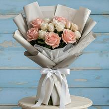 Букет цветов из:  Розы в Карагай