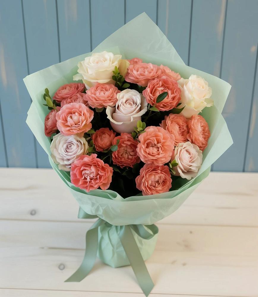 Букет цветов из: Розы в Карагай