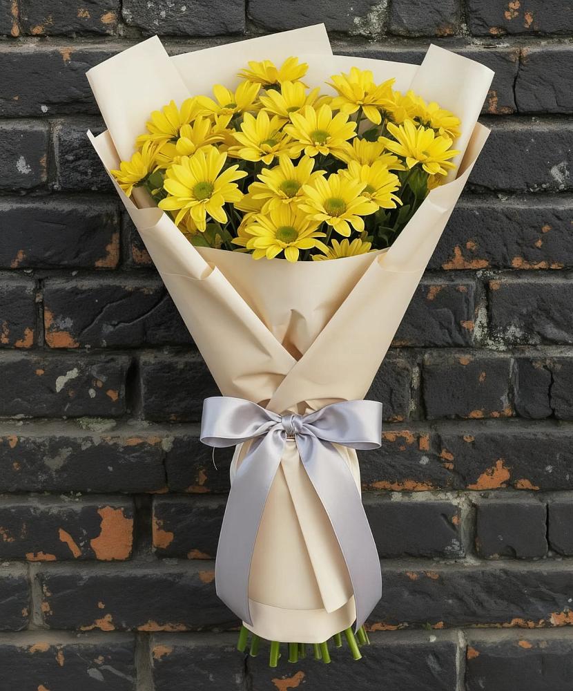 Букет цветов из: Хризантемы в Карагай