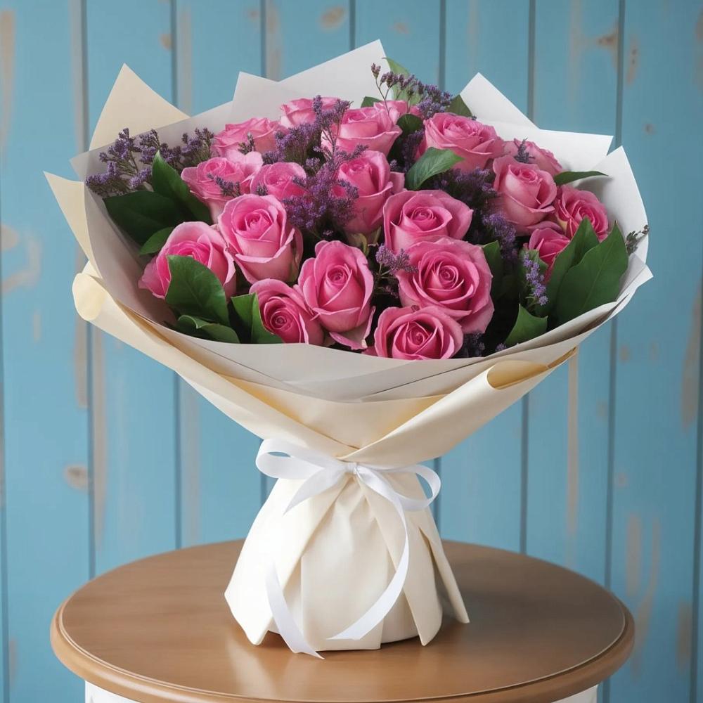 Букет цветов из: Розы в Карагай