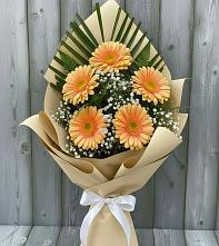 Букет цветов из:  Герберы в Карагай