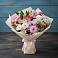 Букет цветов из: Хризантемы, Альстромерии и Розы в Карагай